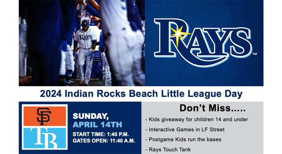 Get ready for a Day with the Rays!!